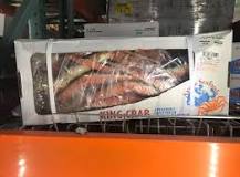 How many king crab legs come in a Costco box?