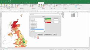 3 Ways To Count Filled Map Ranges In Excel Map United Kingdom