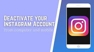 With instagram, you have two choices: How To Deactivate Instagram Account From Computer And Mobile Geekkeek Geekkeek