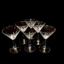 Classic Cocktail Or Martini Glasses