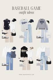 outfit ideas to wear to a baseball game