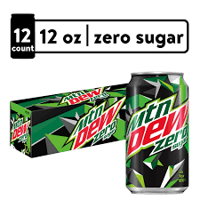 mountain dew zero sugar citrus soda pop