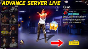 free fire advance server live new
