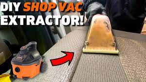 vac into a carpet extractor diy