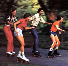 these old roller skates were cutting