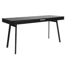 Create a home office with a desk that will suit your work style. Hart Modern Black Desk By Euro Style Eurway