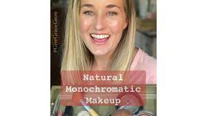 natural monochromatic makeup tutorial