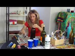how to paint wine bottles you
