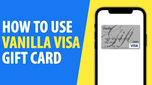 how to use vanilla visa gift card on