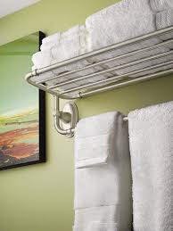 Towel Shelf Towel Rack Wall Mounted