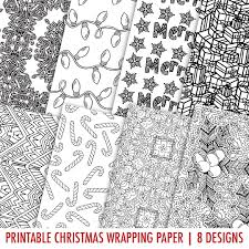 They're free to use for classroom or personal use. Personalize Your Christmas Gifts With This Diy Printable Wrapping Paper Color It In Or Lea Christmas Gift Wrapping Christmas Wrapping Printable Wrapping Paper