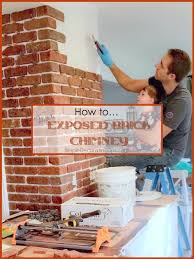 The brick boiler chimney runs from the basement, through the kitchen to. Exposed Brick Chimney Simple Decorating Tips