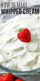 Strawberry fool is an easy fruit dessert recipe made with whipped cream and fresh strawberries. How To Make Whipped Cream 3 Ingredients Spend With Pennies