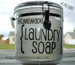 recipe for homemade laundry detergent