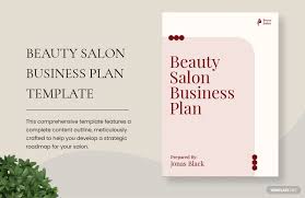 beauty salon business plan template