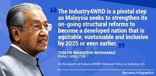 Pengerusi jawatankusa rayuan tamatkan proklamasi. Bernama Tun Dr Mahathir Mohamad Quote At The Launch Of Industry4wrd National Policy On Industry 4 0