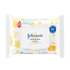 johnson s baby hand and face wipes