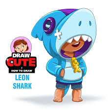 Leon is a legendary brawler who has the ability to briefly turn invisible to his enemies using his super. How To Draw Brawl Stars Leon Archives Draw It Cute