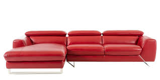 ultra leatherette rhs sectional sofa in