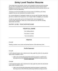 Not all cvs are the same and selecting the right cv for the job is essential. Preschool Teacher Resume Template Entry Level Head Fresher Sample Hudsonradc