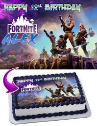 This is the newest trend in cake decorating that you don't want to miss. Fortnite Battle Royale Edible Cake Image Topper Personalized Picture 1 4 Sheet 8 X10 5 Walmart Com Walmart Com