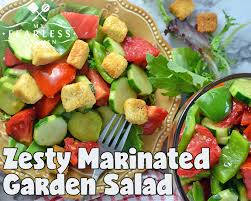 Zesty Marinated Garden Salad My