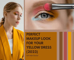 makeup for yellow dress perfect