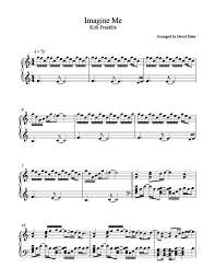 Download and print imagine sheet music for piano solo by john lennon (easy version 2). Imagine Me Kirk Franklin Piano Sheet Music David Sides Enterprises Inc