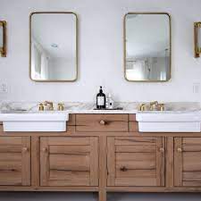 About apron front bathroom vanity — thehrtechnologist. Apron Front Sinks In The Bathroom One Trend Two Ways Dlghtd