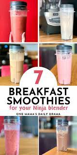 7 breakfast smoothie recipes for your