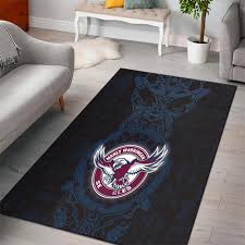 manly warringah sea eagles carpet rug