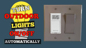 turn your outdoor lights on off