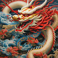 Китайский дракон арт» — создано в Шедевруме