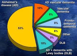 Pie Chart Alzheimers Disease 53 Ad Vascular Dementia