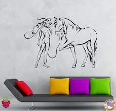 Wall Stickers Vinyl Decal Girl And