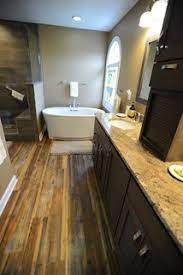 75 rustic vinyl floor bathroom ideas