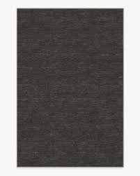 melange solid charcoal rug ruggable