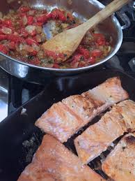 melting tomatoes ina garten salmon recipe