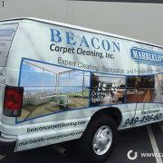 carpet cleaner invests in vehicle wraps