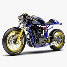 suzuki cafe racer 3d model 199 3ds