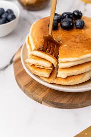 easy and fluffy homemade pancakes the