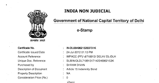 Om documentation   e stamp paper  Paschim Vihar   Documentation     eDrafter in Franking  e stamping delhi