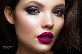 makeup face women model portrait