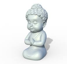 obj file baby buddha 3d printing