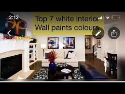 White Interior Wall Paints Colours