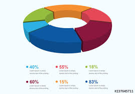 3d Pie Chart Infographic Layout Buy This Stock Template And