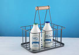 glass milk bottle carrier milk bottle