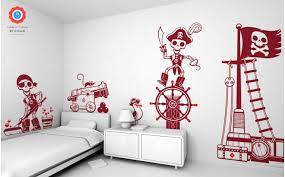 Pirate Wall Stickers For Boys And