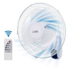 commercial cool ccfwr16w 16 inch wall fan with remote white