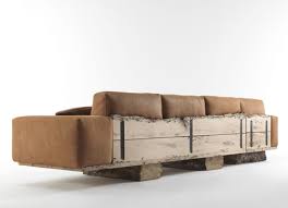 rustic wood sofa utah by riva